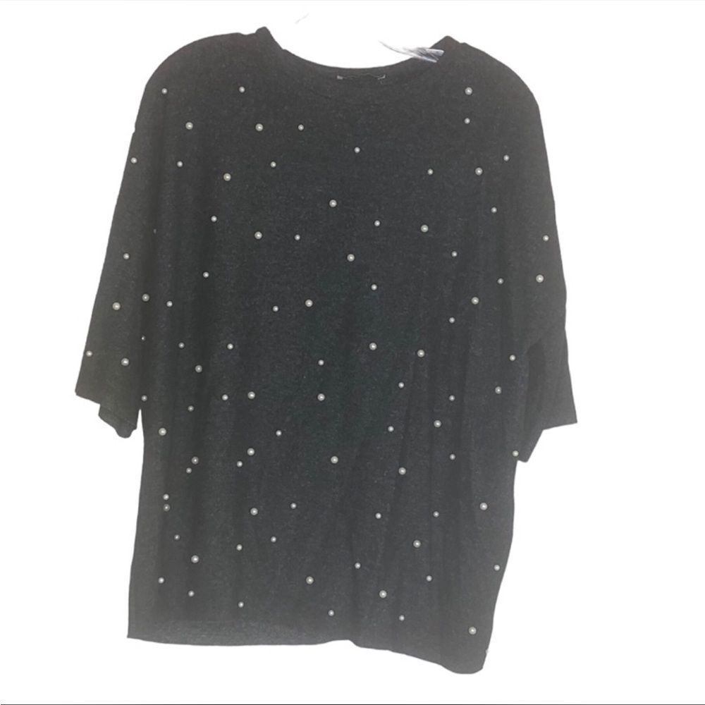 Zara pearl blouse small